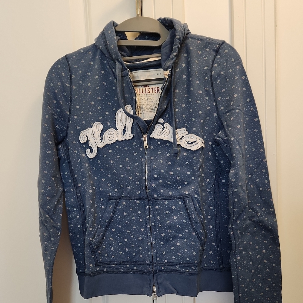 NWOT Hollister Blue Hoodie